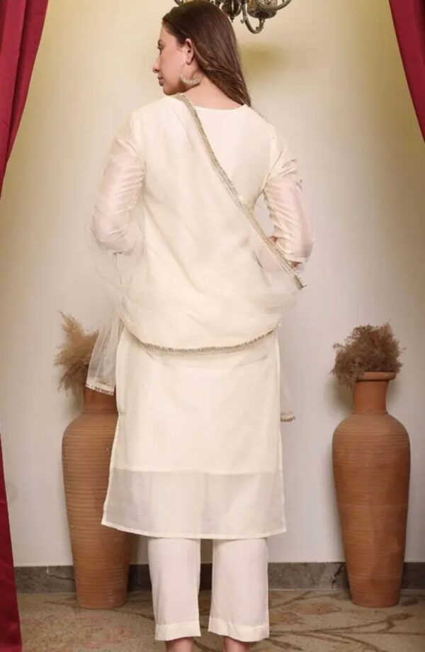 Chanderi Silk Kurti Set
