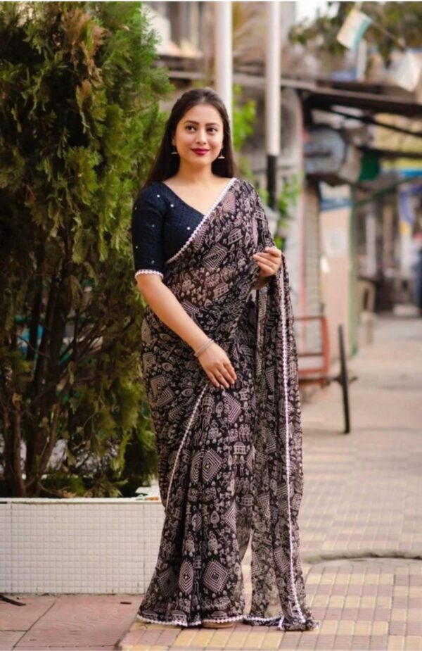 Doodle Saree