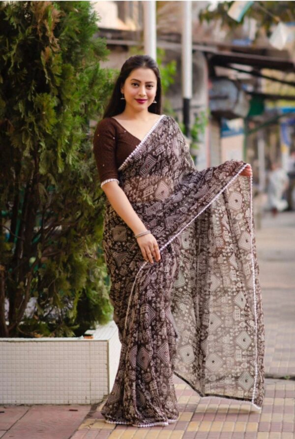 Doodle Saree