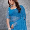 Net Embroidery Saree