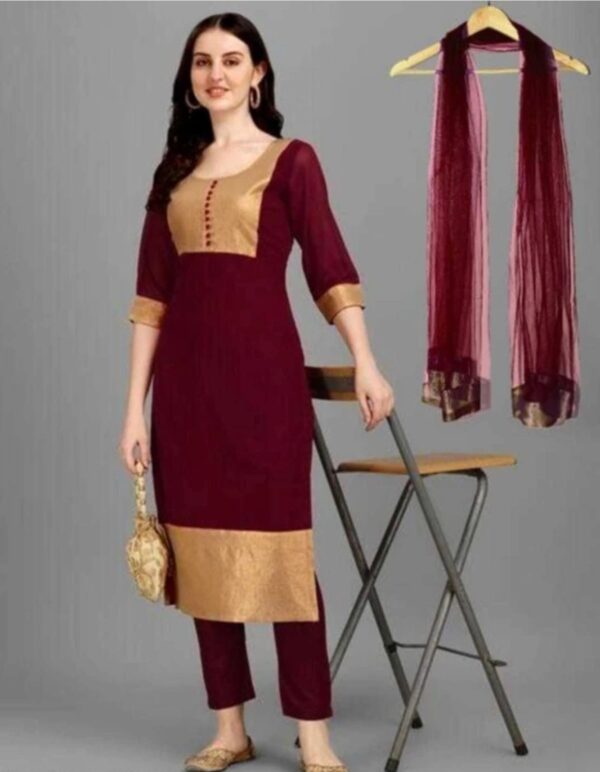 Chiffon Kurti Set