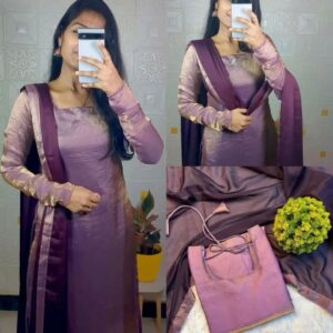 Space Silk Kurti Set