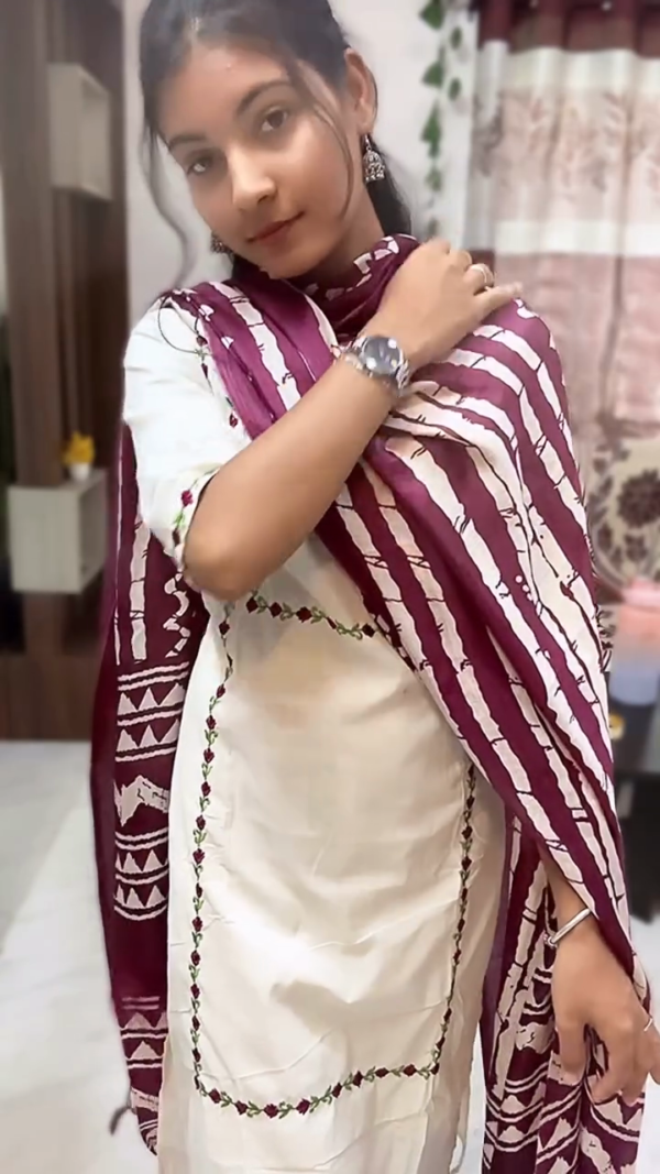 Cotton Kurti Set for College Wear