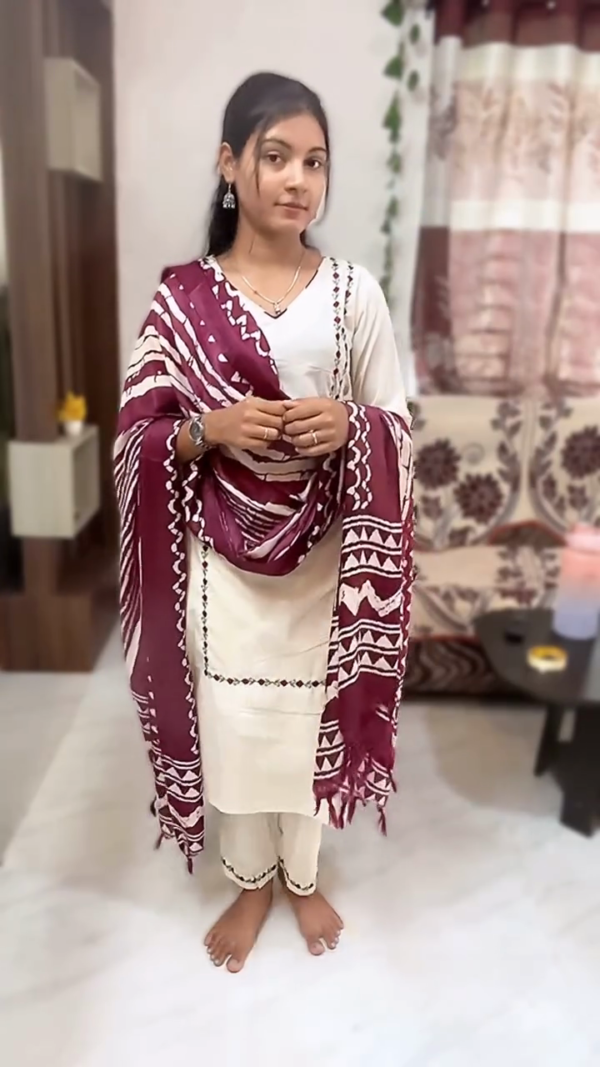 Cotton Kurti Set for College Wear