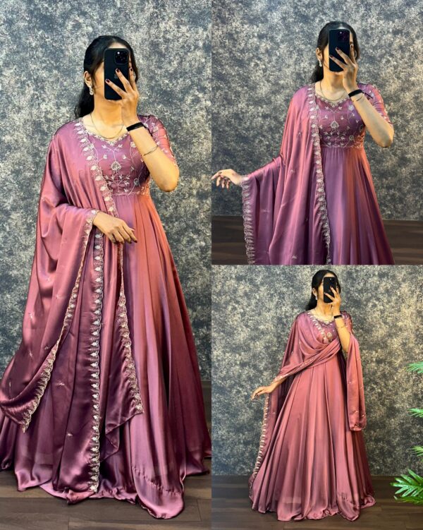 Function Wear Silk Gown