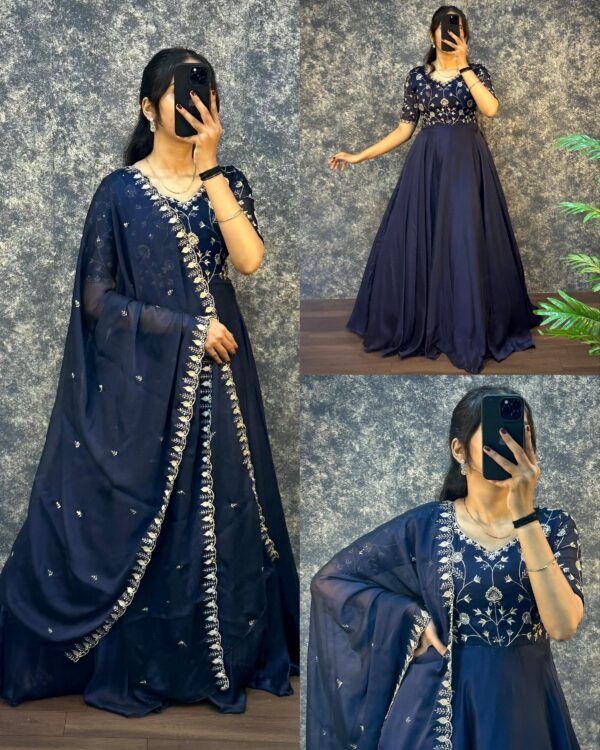 Function Wear Silk Gown