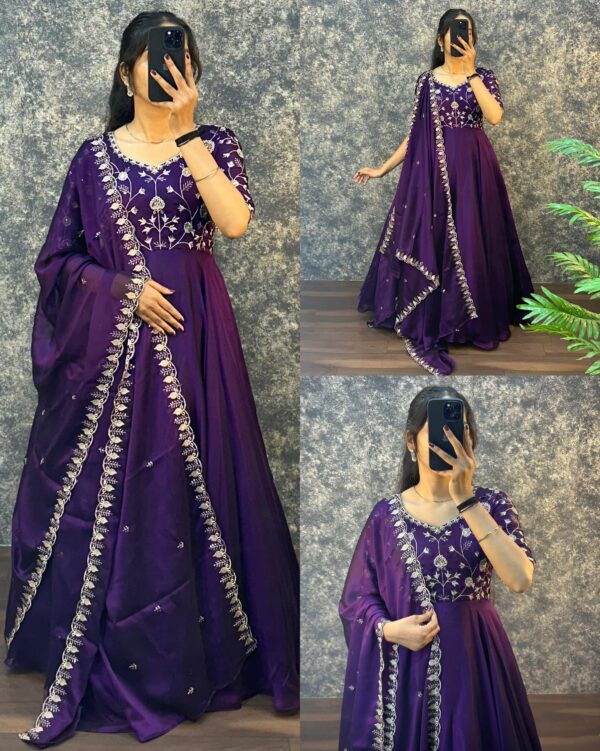Function Wear Silk Gown