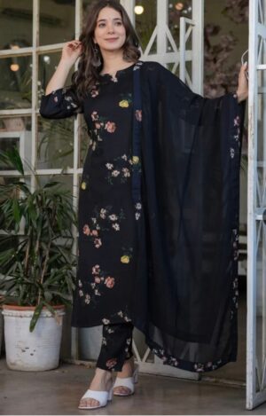 Silk Blend Kurti Set
