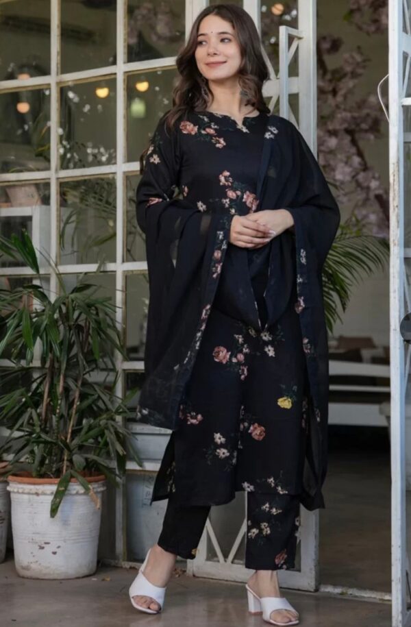 Silk Blend Kurti Set