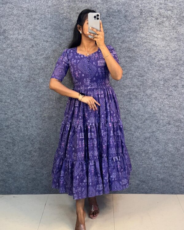 Gown Ethnic Print