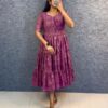 Gown Ethnic Print