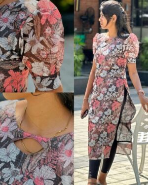 Premium Organza Kurti